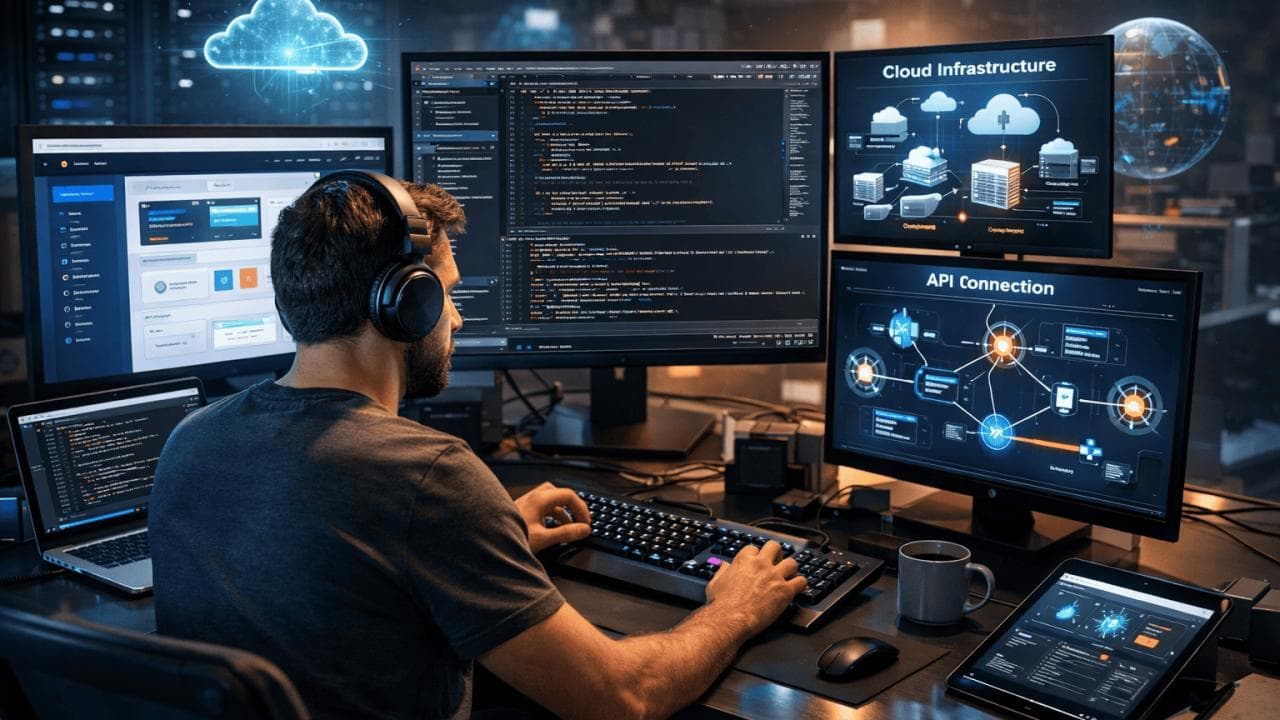 Web Development & Maintenance service visual